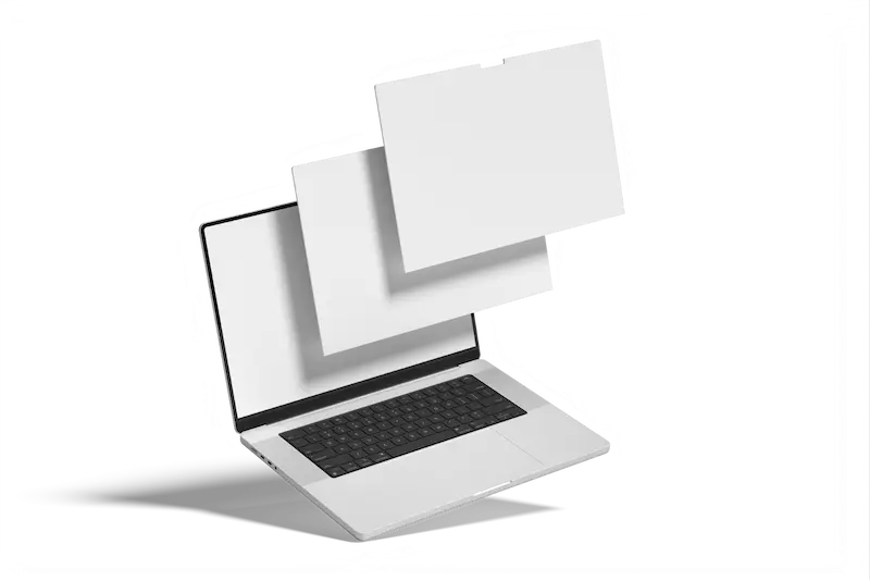 web designer working on custom website build