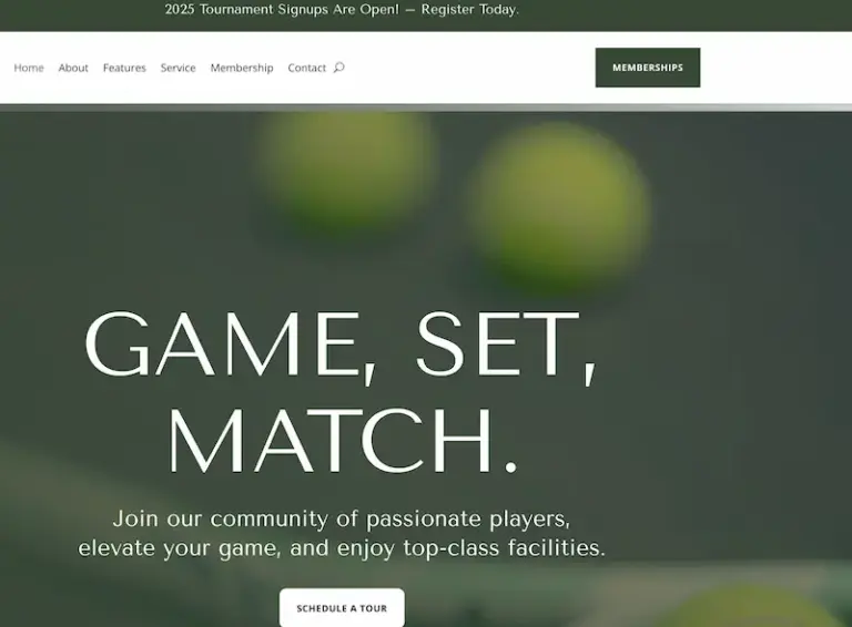 Hastings Tennis Club Website